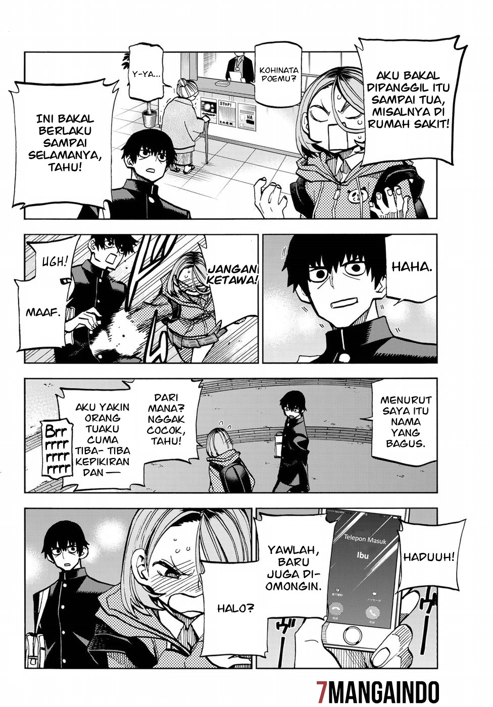 The Story Between a Dumb Prefect and a High School Girl with an Inappropriate Skirt Length Chapter 02 Gambar 13